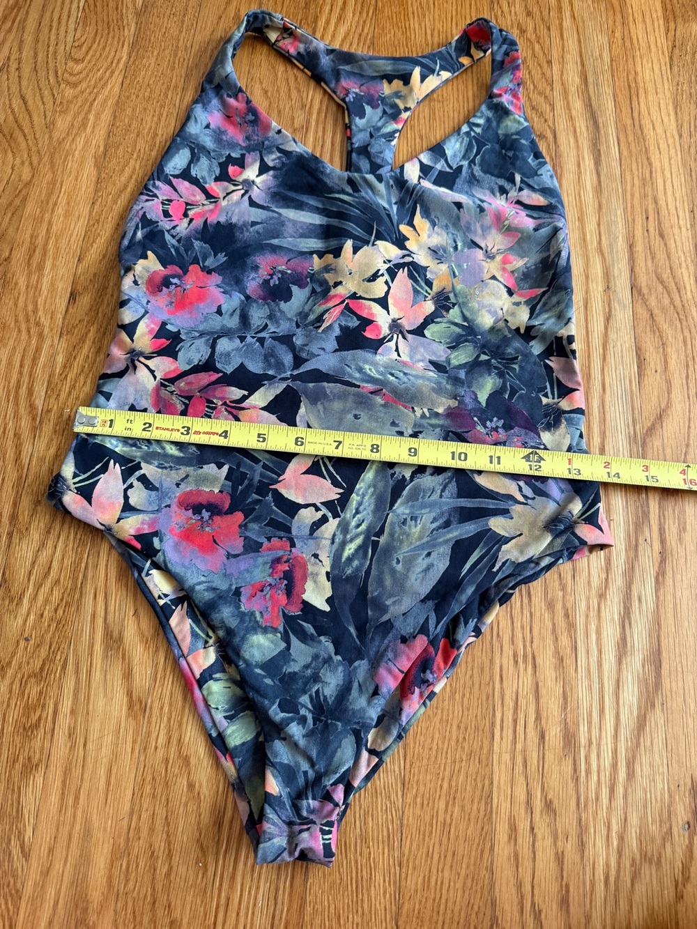 Boys + Arrows black floral Beck one piece swim bathing suit Medium - Picture 3 of 5